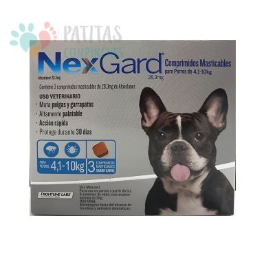 Nexgard 4-10k. | 3 Un.