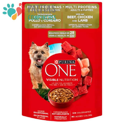 One Dog Multi Proteinas 85g. | Carne-Pollo-Cordero