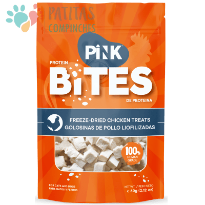 Pink Bites Liofilizado 60g. | Pollo