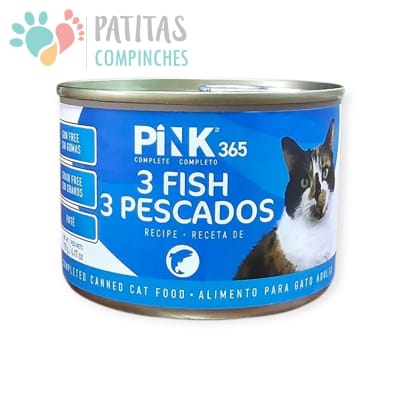 Pink Cat 3 Pescados | Lata