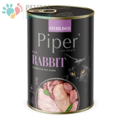 Piper Cat Lata 400g. | Conejo