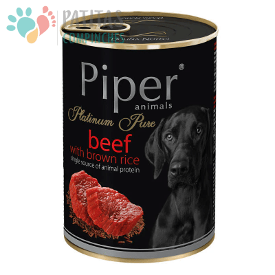 Piper Dog Lata 400g. - MonoProtein | Carne