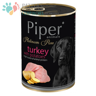 Piper Dog Lata 400g. - MonoProtein | Pavo