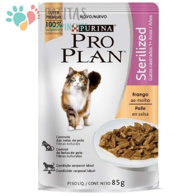 ProPlan Cat Pouch Sterilized 85grs.