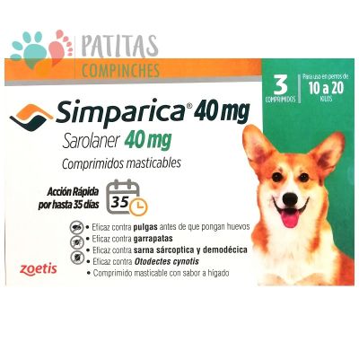 Simparica 10-20kg. | 3 Un.