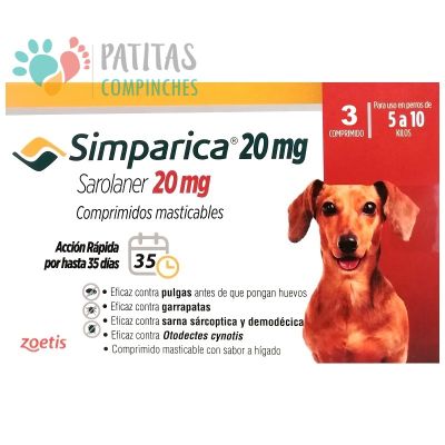 Simparica 5-10kg. | 3 Un.