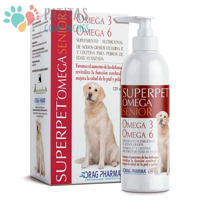 Superpet Omega Perro Senior 125ml.
