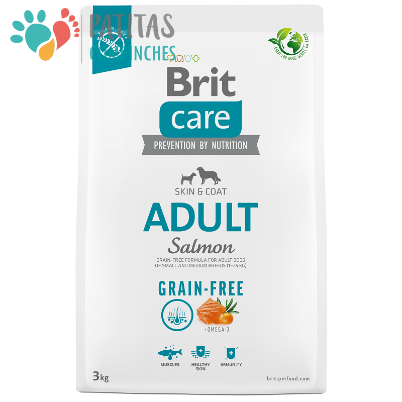 Brit Dog GF Salmon Adult Small/Medium1