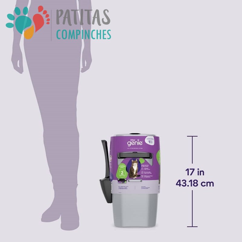 Litter Genie Pail Desing Plus3