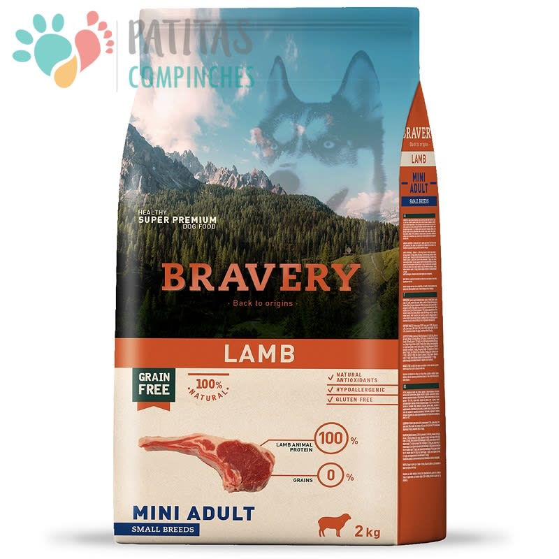 Bravery Dog Adult Lamb Mini1
