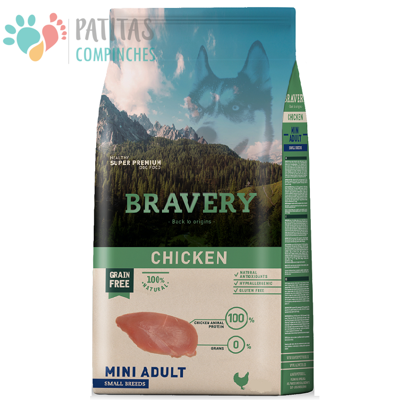 Bravery Dog Adult Chicken Mini1