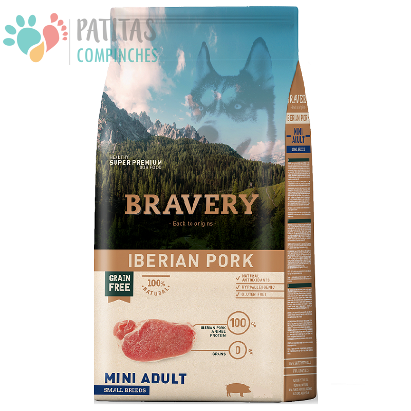 Bravery Dog Adult Pork Mini1