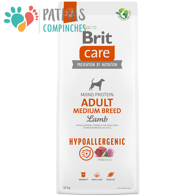 Brit Dog Lamb Adult Medium 12k.2