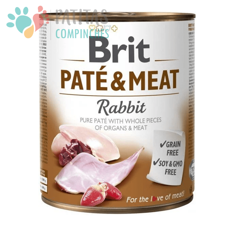 Brit Dog Lata 800g. | Conejo1