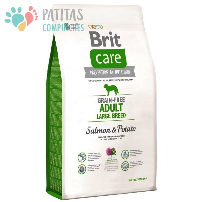 Brit Dog Salmon Adult Large 12kg.1