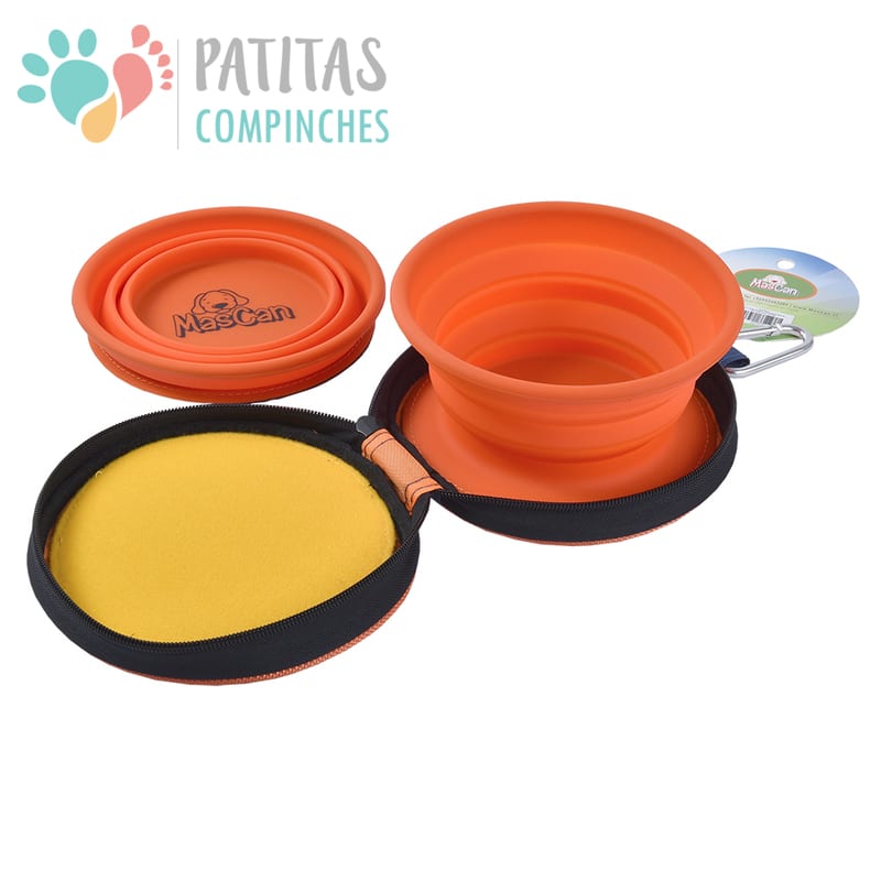 Plato Silicona Doble | Naranjo2