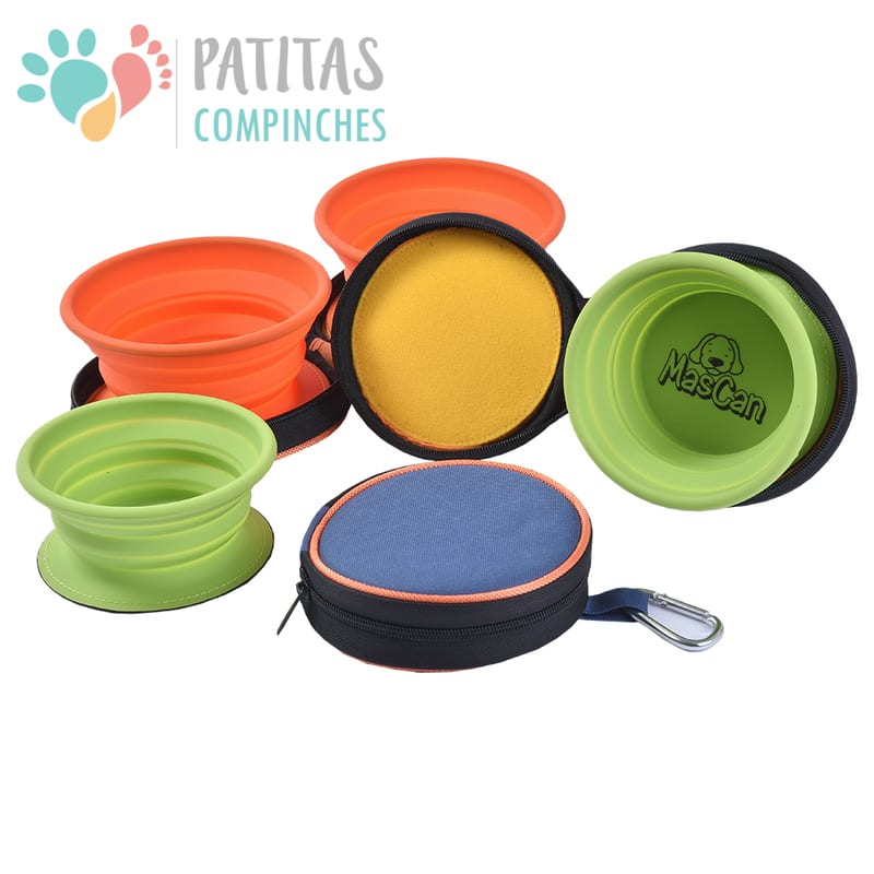 Plato Portátil Silicona Doble | Verde3