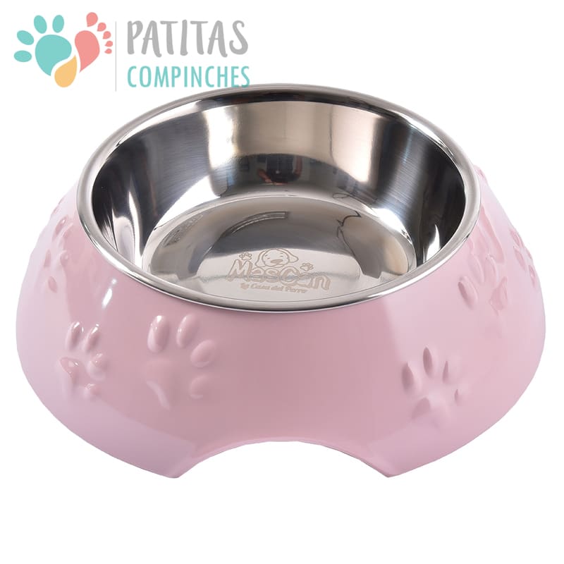 Plato Simple Huellas | Rosado1