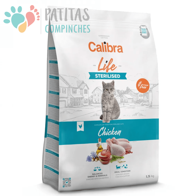Calibra Cat Life Sterilised Chicken 1,5k.1