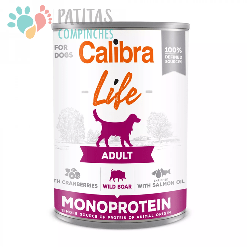 Calibra Dog Lata Mono 400g. | Jabali1