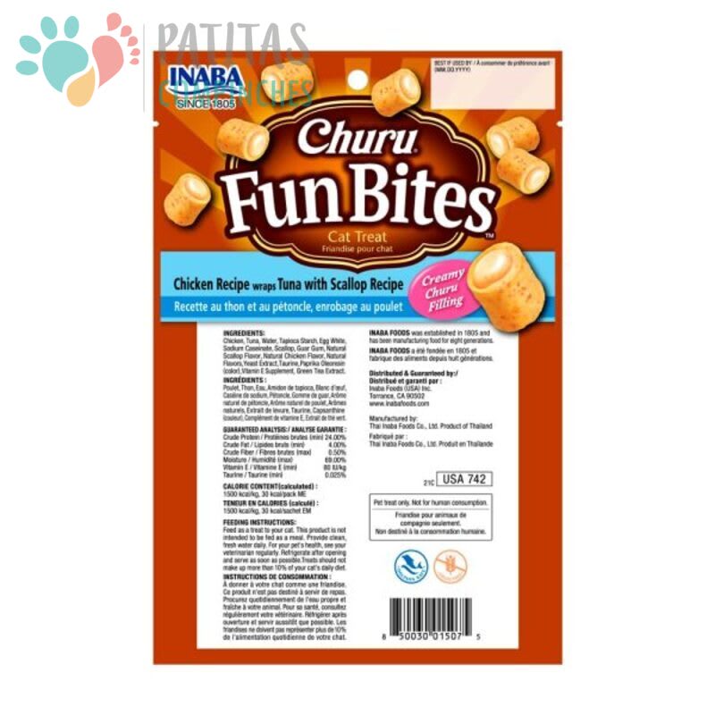 Churu Cat Fun Bites | Pollo-Atún-Ostión2