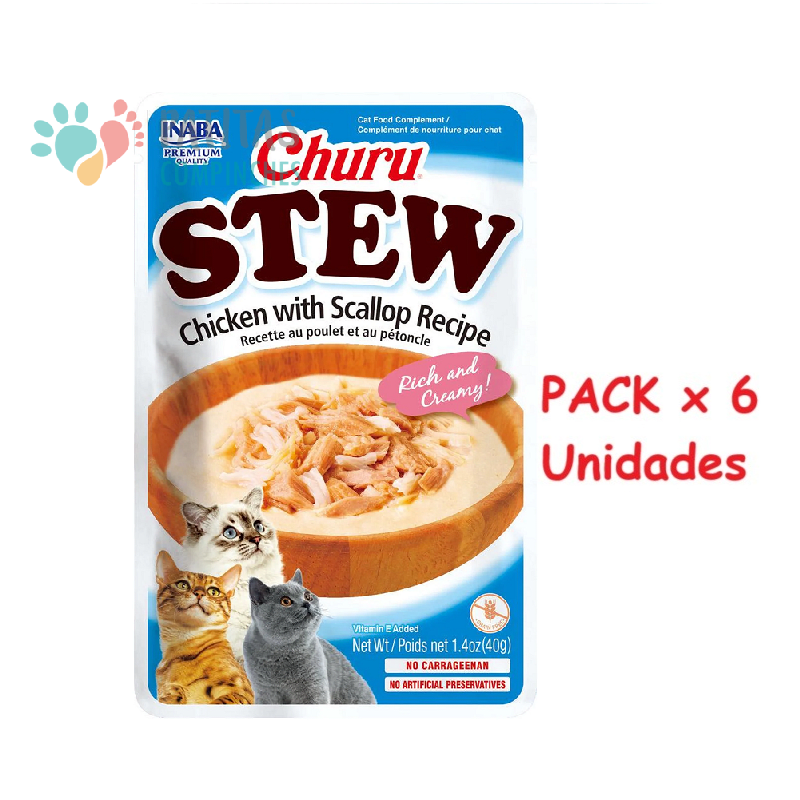 Churu Stew 40g. | Pollo-Ostión2
