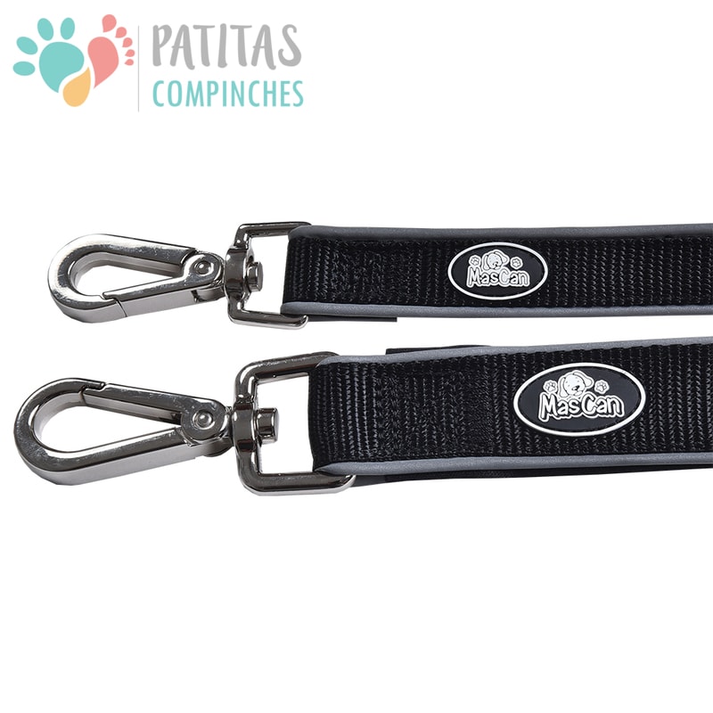 Correa Acolchada Reflectante - Negra2