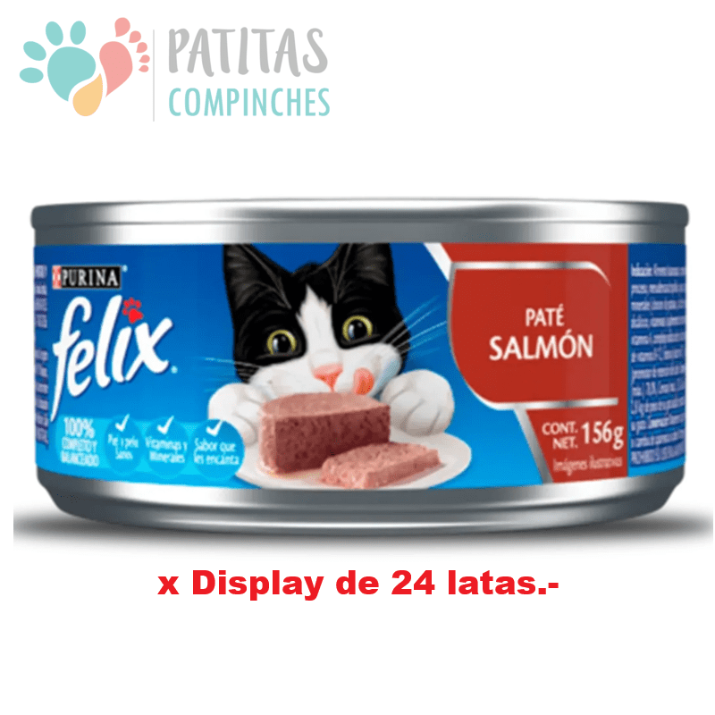 Felix Cat Lata - Display 24un. | Salmón1