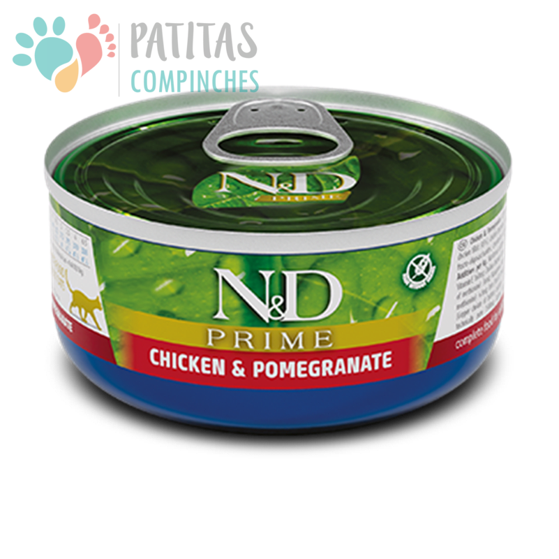 N&D Cat Prime Lata 70gr. | Adulto1