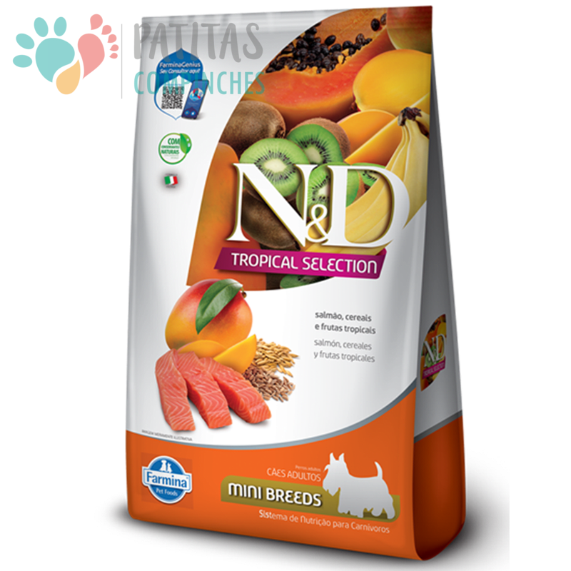 N&D Dog Tropical Adult Small 2,5k. 1 Salmón1