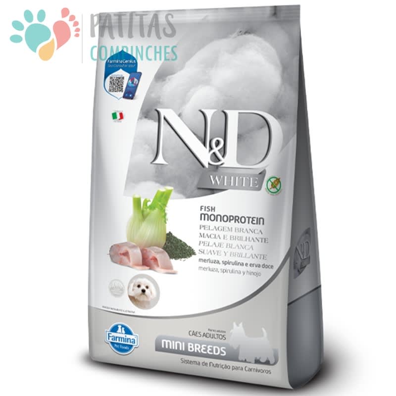 N&D Dog White Adult Small | Pescado1