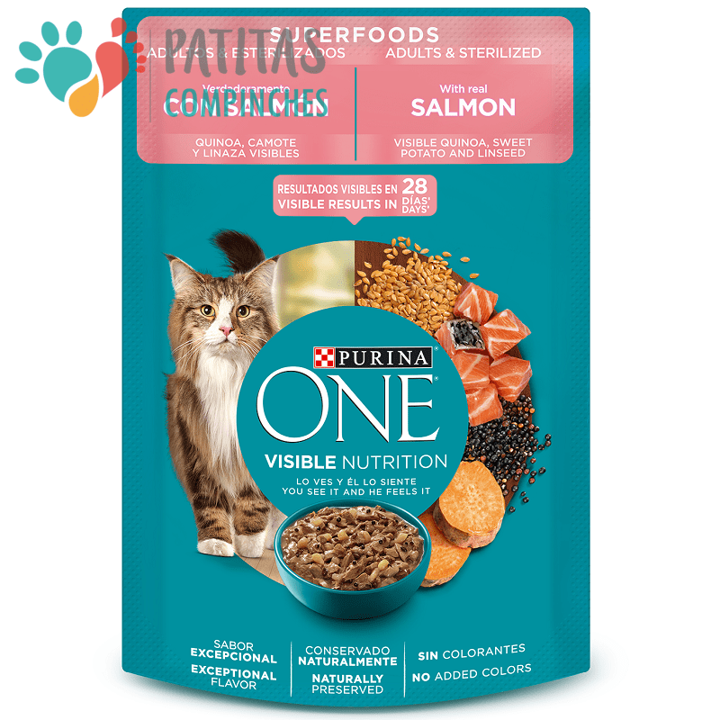 One Cat Pouch Superfoods 85g. | Salmon1