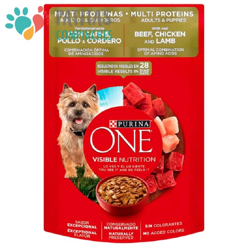 One Dog Multi Proteinas 85g. | Carne-Pollo-Cordero1