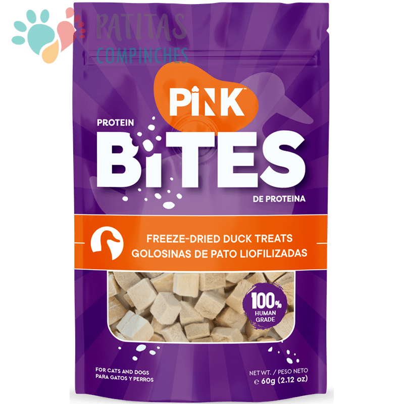 Pink Bites Liofilizado 60g. | Pato1