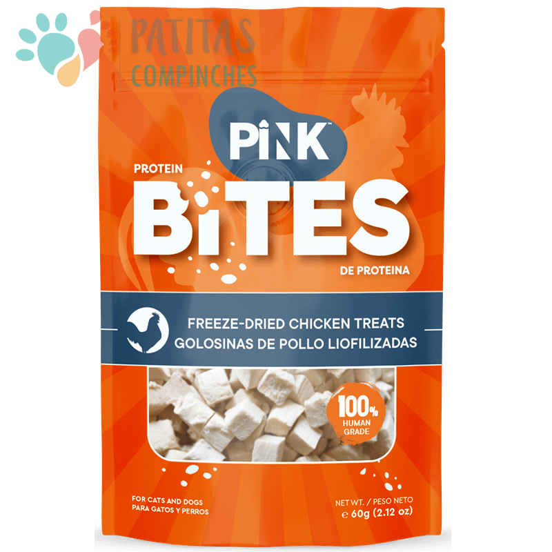 Pink Bites Liofilizado 60g. | Pollo1