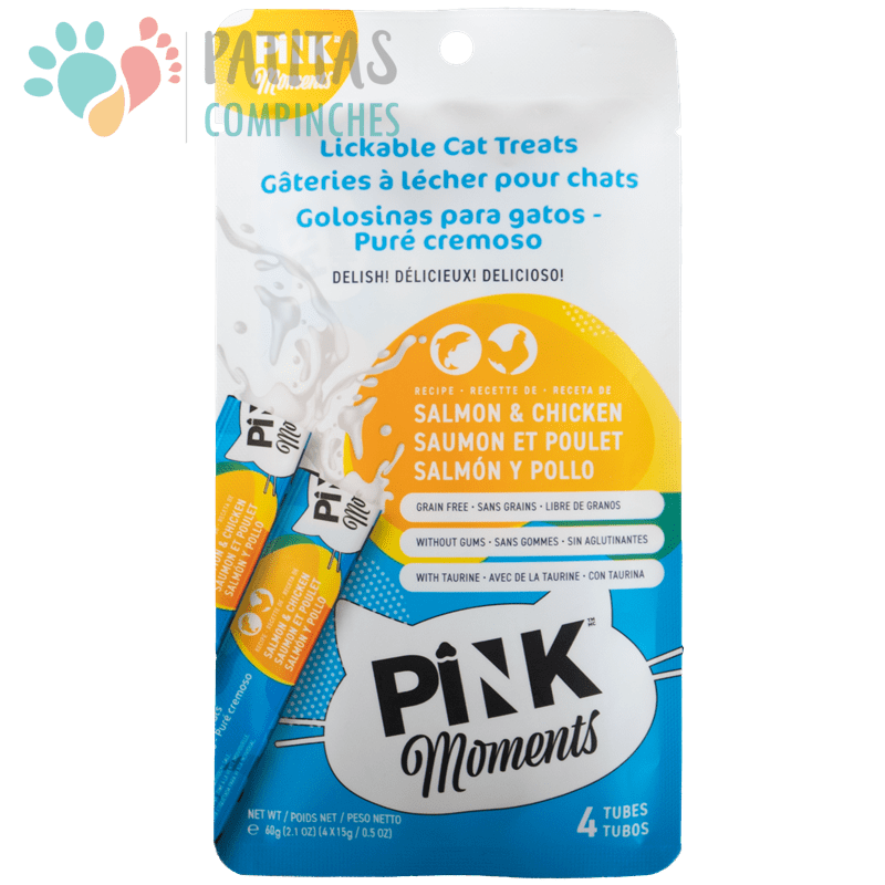 Pink Moments 60g - 4 Tubos | Salmón-Pollo1