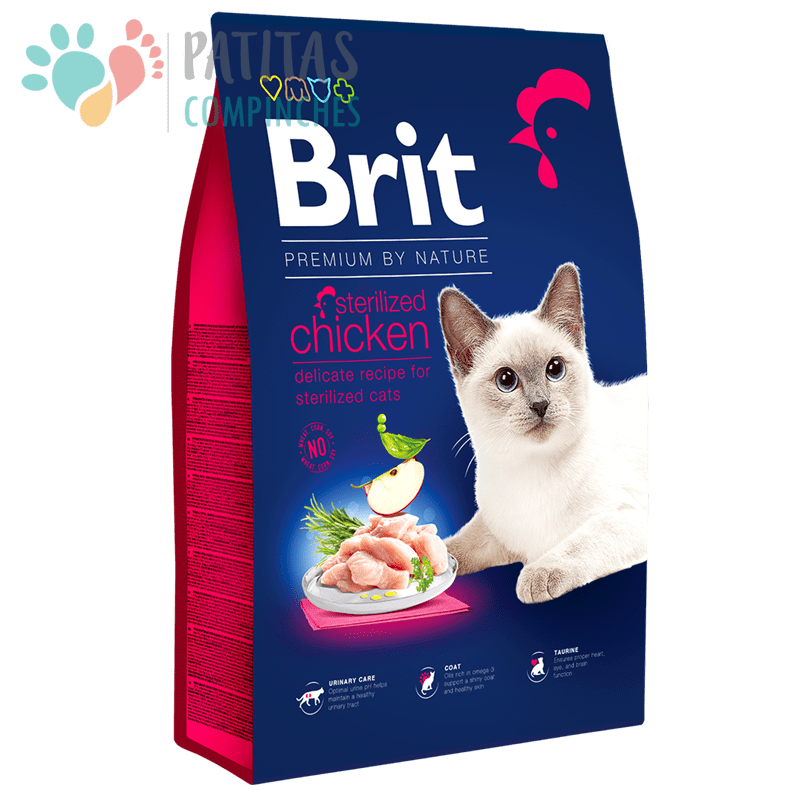 Brit Cat Premium Sterilized 1,5k. | Pollo1