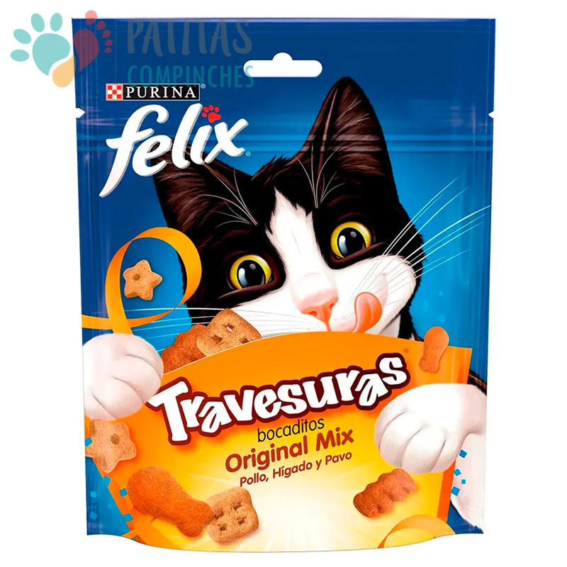 Felix Cat Snack Travsuras 60g. | Original Mix1