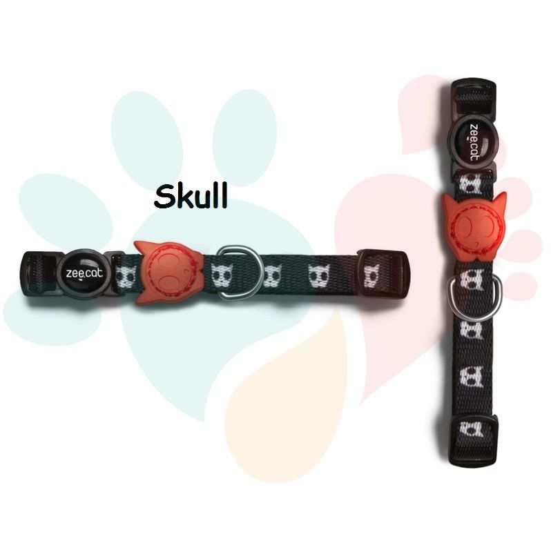 ZeeCat Collar Skull1