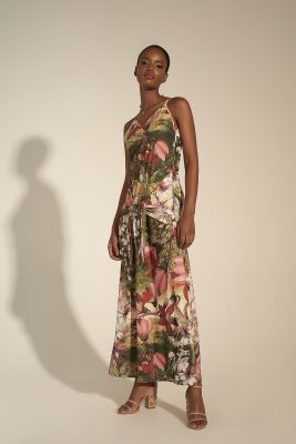 VESTIDO FAIXA AZULEJARIA VESTIDO FAIXA AZULEJARIA