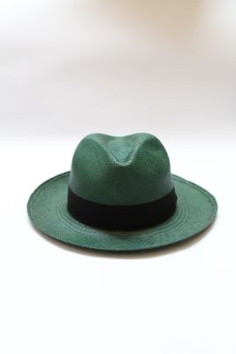 PANAMA HAT VERDE OSCURO PANAMA HAT VERDE OSCURO