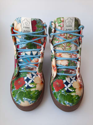 18 FARM ZAPATILLAS 137 TENIS RUA CANO ALTO COURO HAVANA 18 FARM ZAPATILLAS 137 TENIS RUA CANO ALTO COURO HAVANA