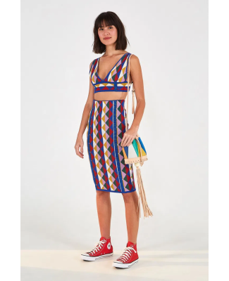 FALDA TRICOT JACQUARD GRAFICO FALDA TRICOT JACQUARD GRAFICO