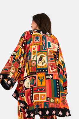 FARM KIMONO COLAGEM ANIMAL FARM KIMONO COLAGEM ANIMAL