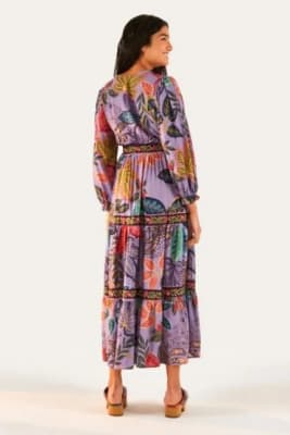 VESTIDO LONGO JARDIM NOTURNO VESTIDO LONGO JARDIM NOTURNO