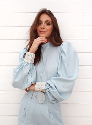 CONJUNTO LINHO MIRELA AZUL CONJUNTO LINHO MIRELA AZUL