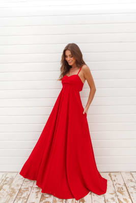 VESTIDO FLORA VERMELHO VESTIDO FLORA VERMELHO