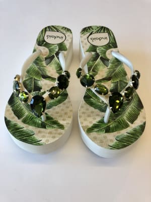 HAWAIANAS PLATAFORMA HOJAS VERDE HAWAIANAS PLATAFORMA HOJAS VERDE