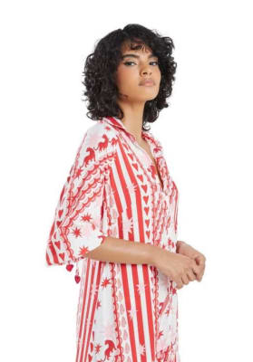 VESTIDO CHEMISE RAGLAN ORÁCULO VESTIDO CHEMISE RAGLAN ORÁCULO