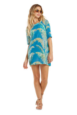 VESTIDO T-SHIRT TULE PAINEIRAS VESTIDO T-SHIRT TULE PAINEIRAS